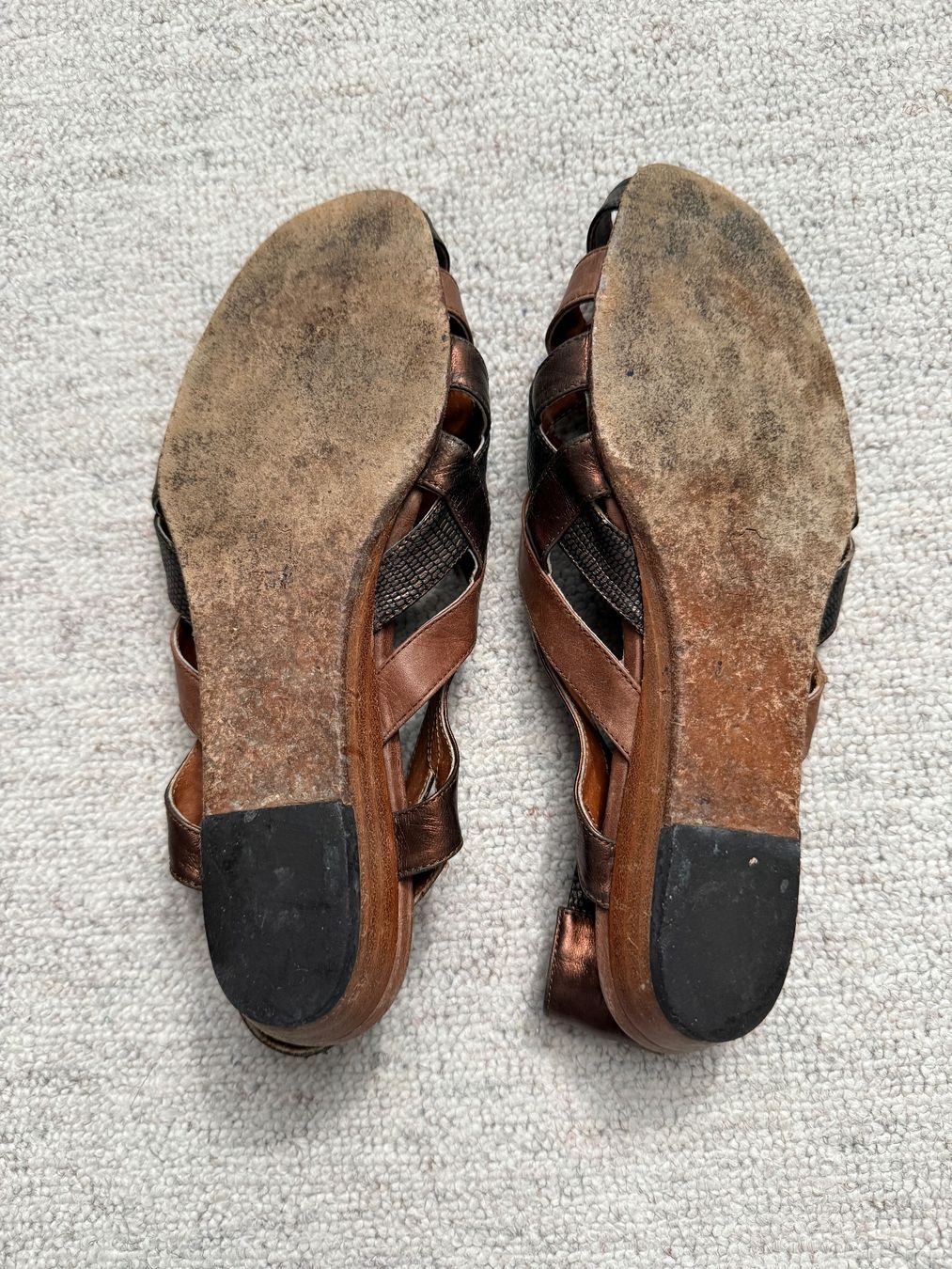 Scarpe da donna: Sandale italienne en cuir 37 IT – Usato da Echandens venduto da pepite30 1