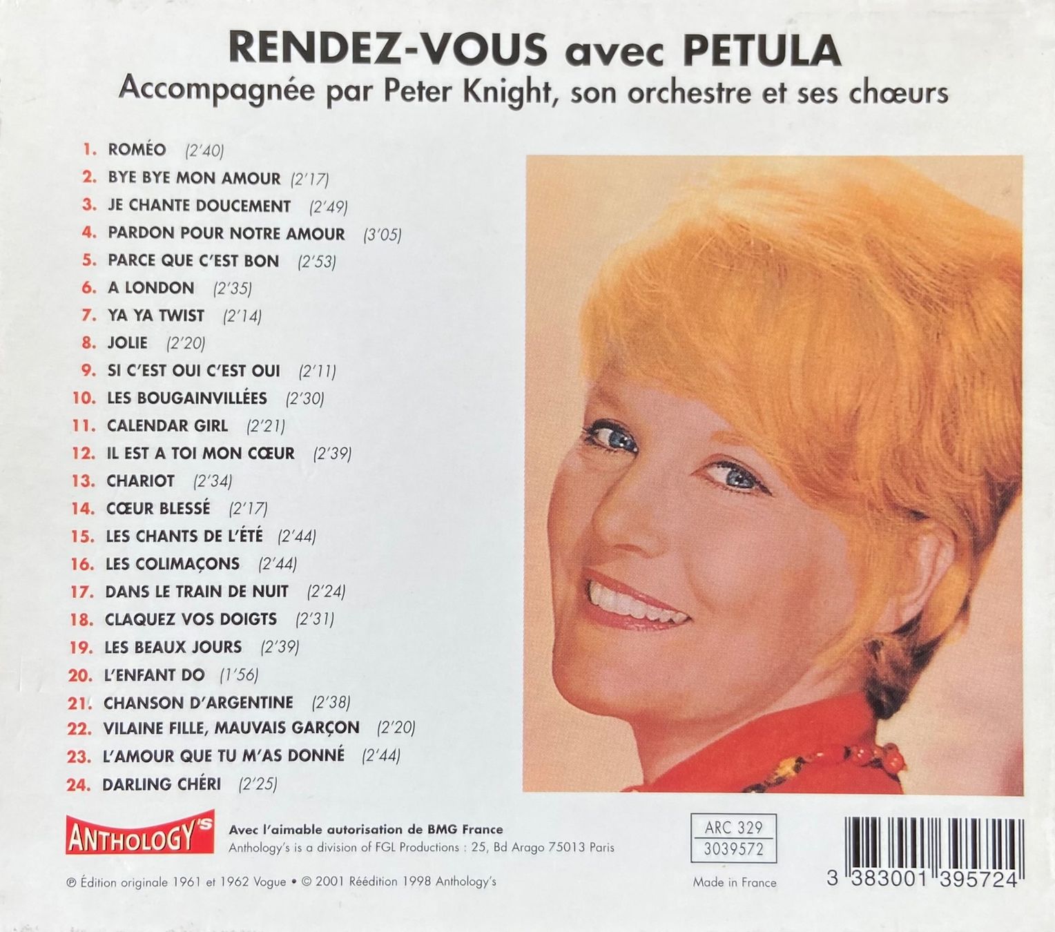CDs: Petula Clark CD RENDEZ-VOUS avec PETULA • français – Gebraucht aus Luzern von Lycka 1