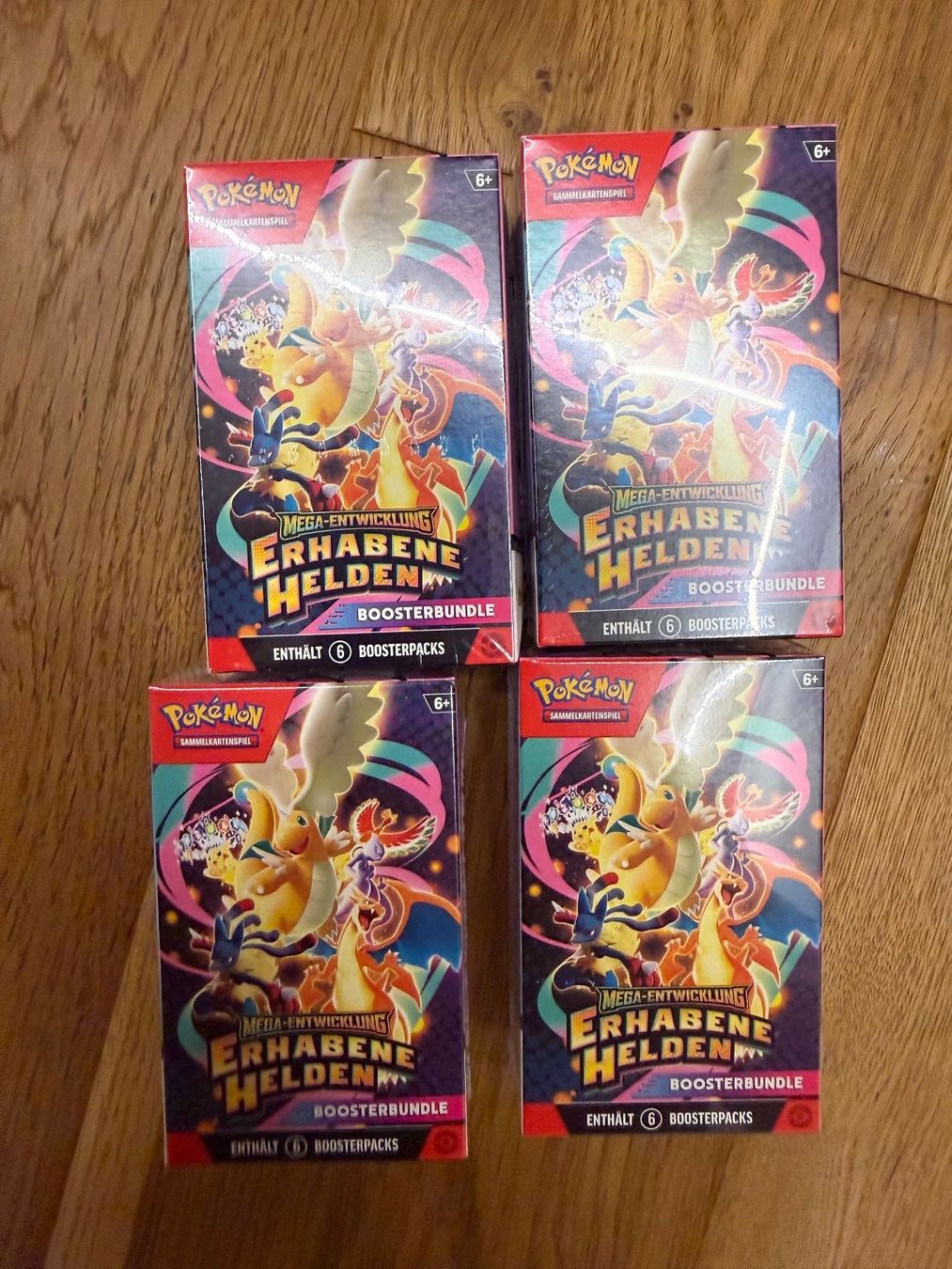 Pokémon Carte collezionabili: 4x Pokemon Erhabene Helden Booster Bundle DE OVP – Usato da Buchs SG venduto da Rheintalseller