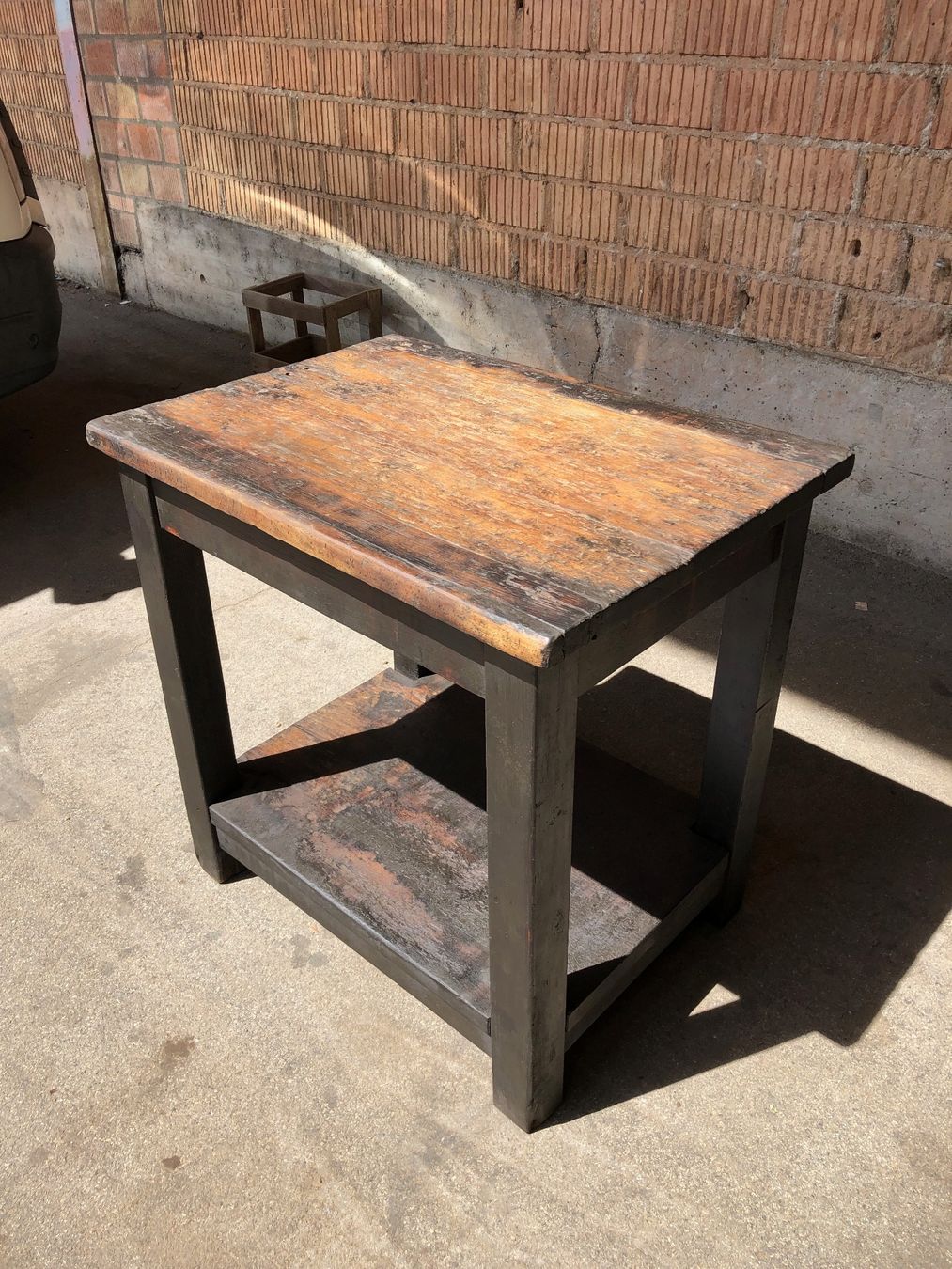 Tische: Tisch original Industrial Design, mit schwarzer Patina – Gebraucht aus Laufenburg von industrial-silence 1