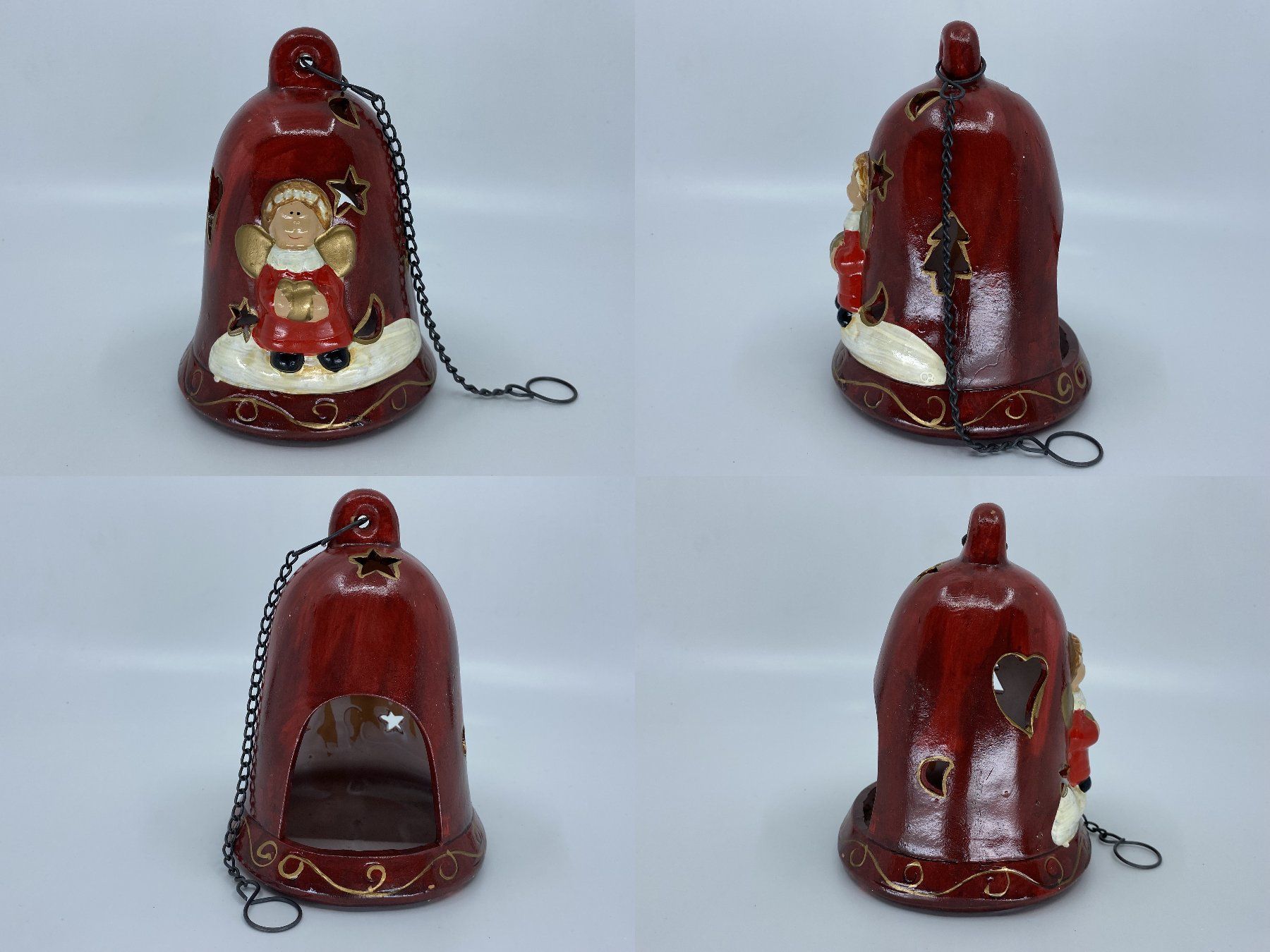Tutte le decorazioni: Tolle Weihnachts Windlicht Glocke - ca. 14cm – Usato da Langwiesen venduto da rtWebshop 2