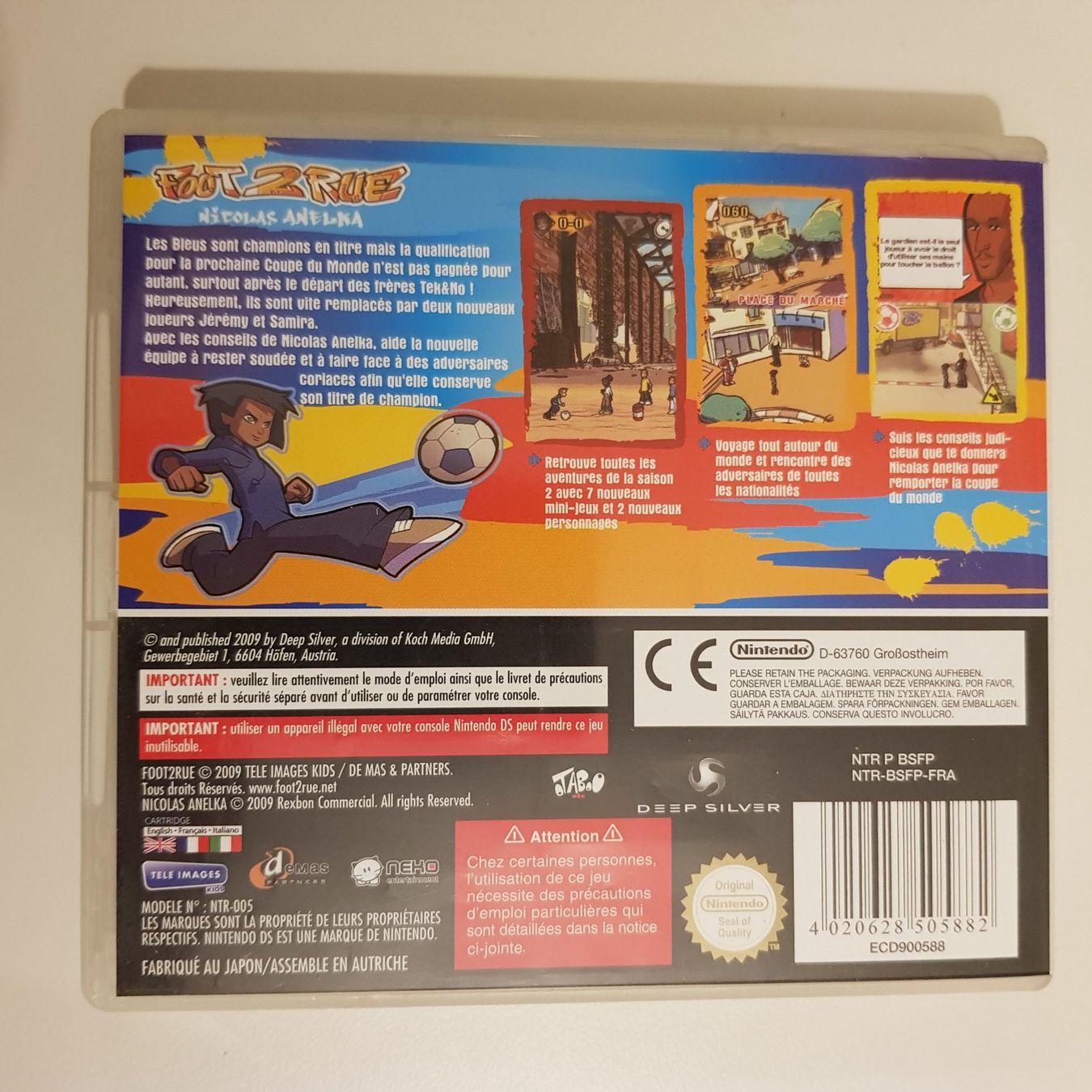 Nintendo Spiele: Foot 2 Rue - Nicolas Anelka /DS – Gebraucht aus Münchenstein von 2DGames 1