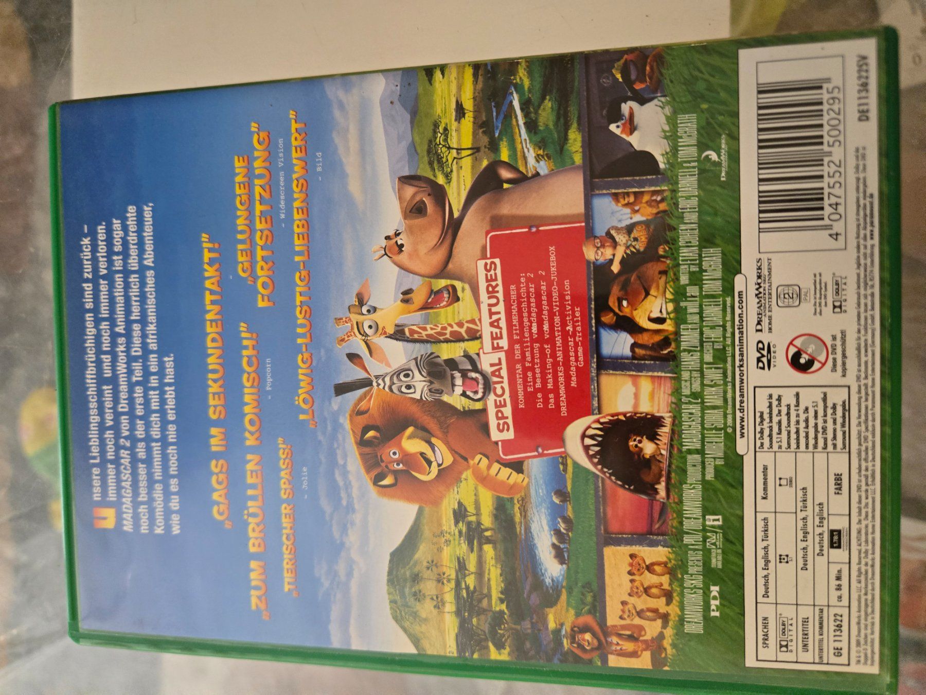 Tutti i DVDs: Madagascar 2 DVD – Usato da Bussigny venduto da Kfdlt 1