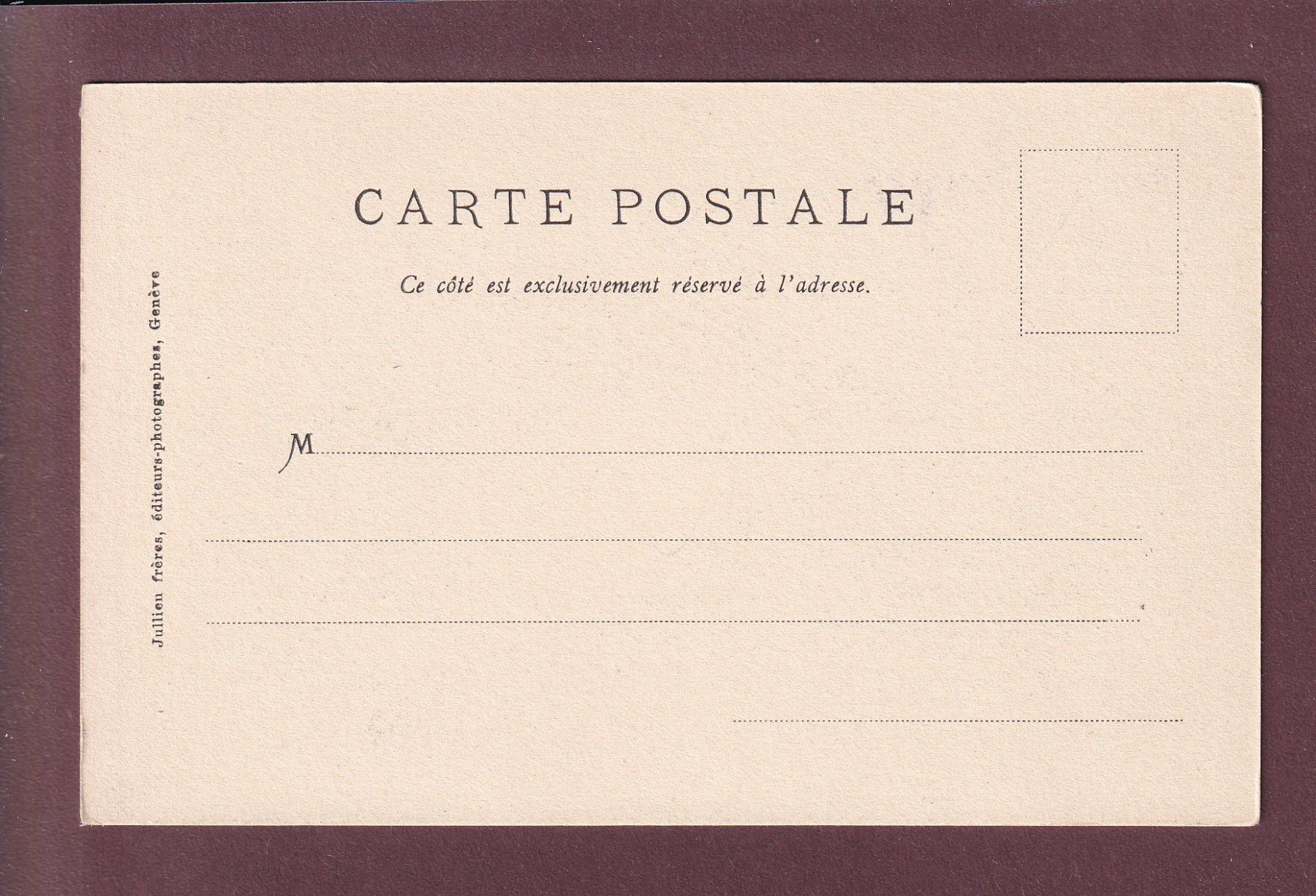 Ansichtskarten: Chemin de fer TERRITET-GLION - 1903 – Gebraucht aus Pully von nicecards 1