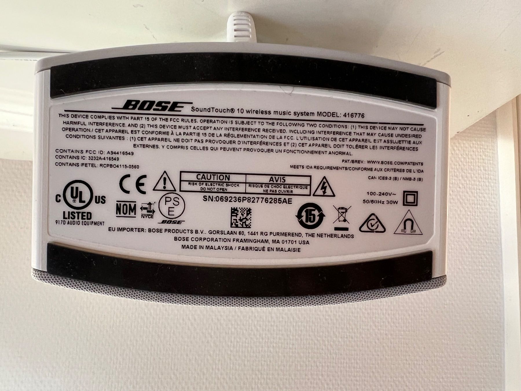 Bose Casse acustiche: Bose SoundTouch 10 wireless Music System  Model:416776 – Usato da Zürich venduto da ost_5sdl 4