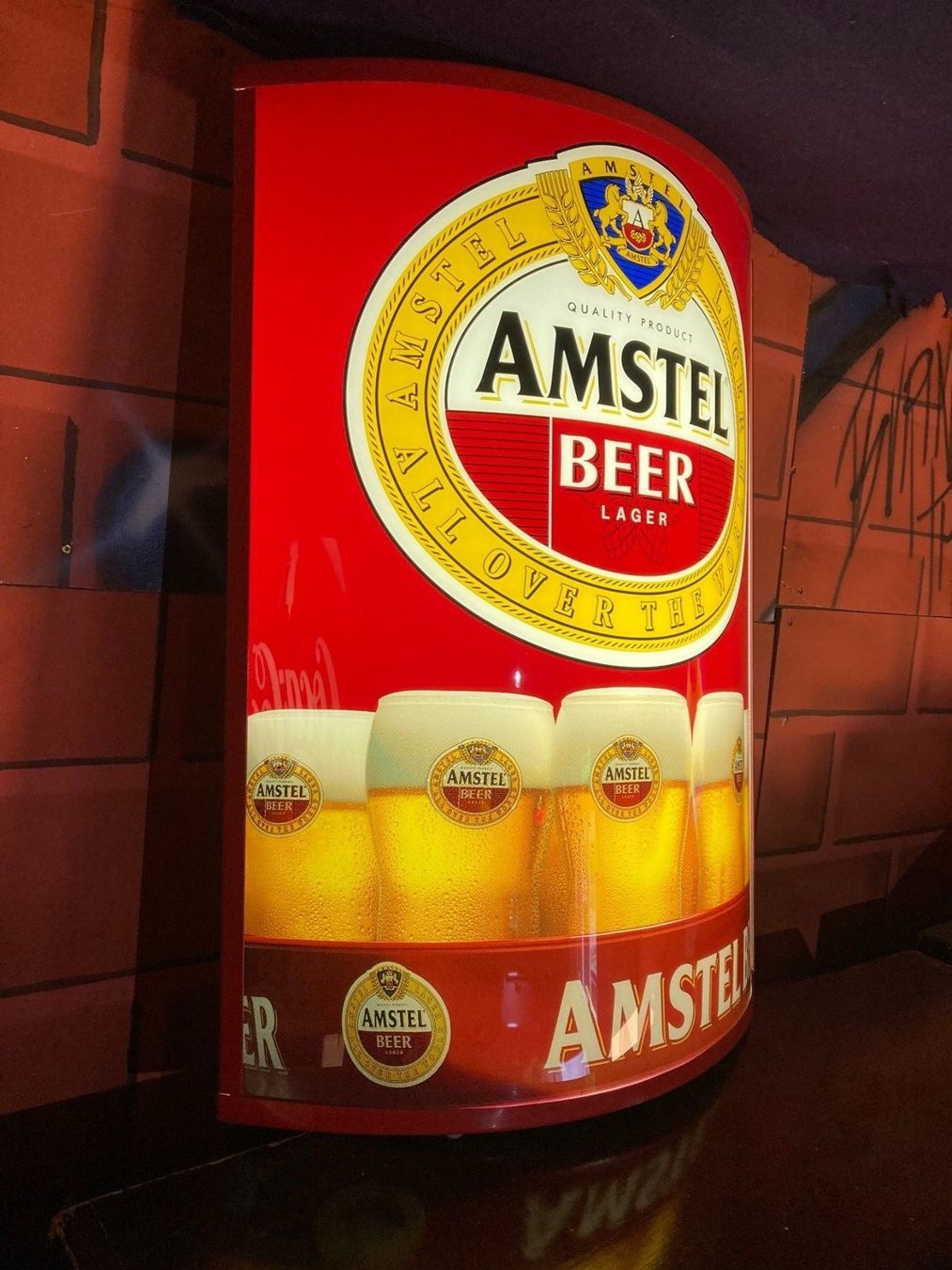 Aebi Schilder: Amstel Bier Leuchtreklame – Gebraucht aus Oberbüren von Gurki610 1