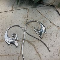 Ausgefallener, wunderschöner Ohrschmuck aus Sterlingsilber
