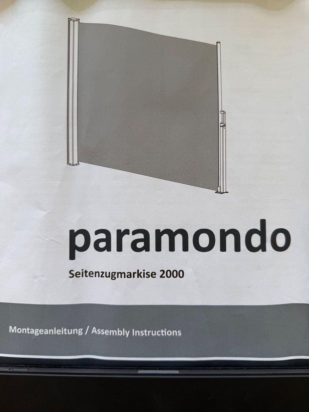 Markisen: Seitenmarkise – Neu und originalverpackt aus Dallenwil von att_82gp