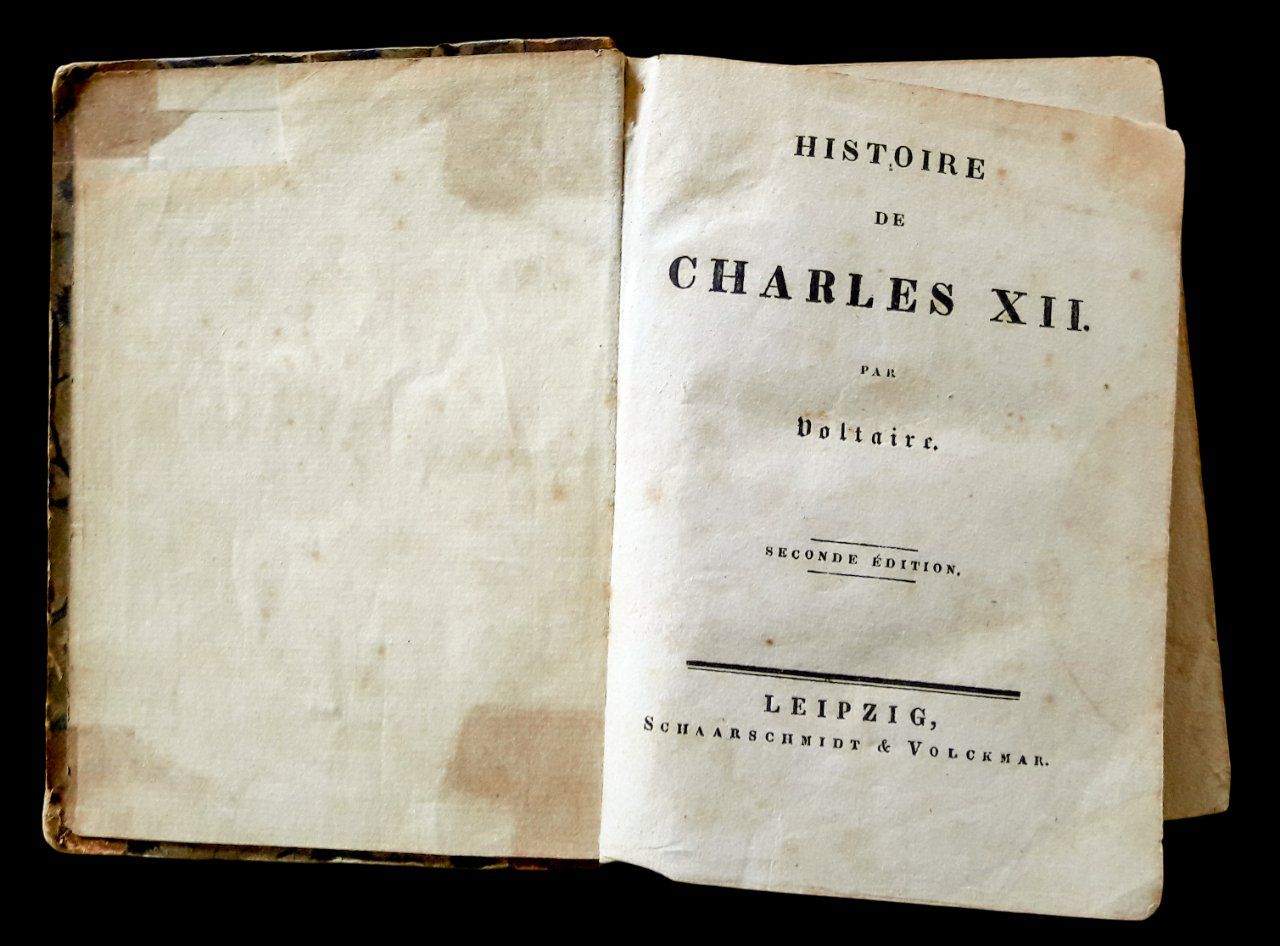 Libri: Histoire Charles XII Voltaire Leipzig Schaarschmidt 1832 – Usato da Tavannes venduto da Nekosumi