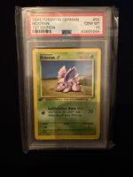 PSA 10 Nidoran 55/102 Basis Set 1. Edition Deutsch