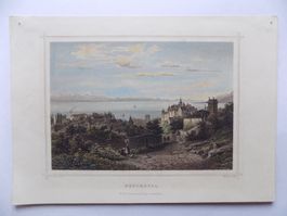 Neuchâtel Neuenburg koloriert