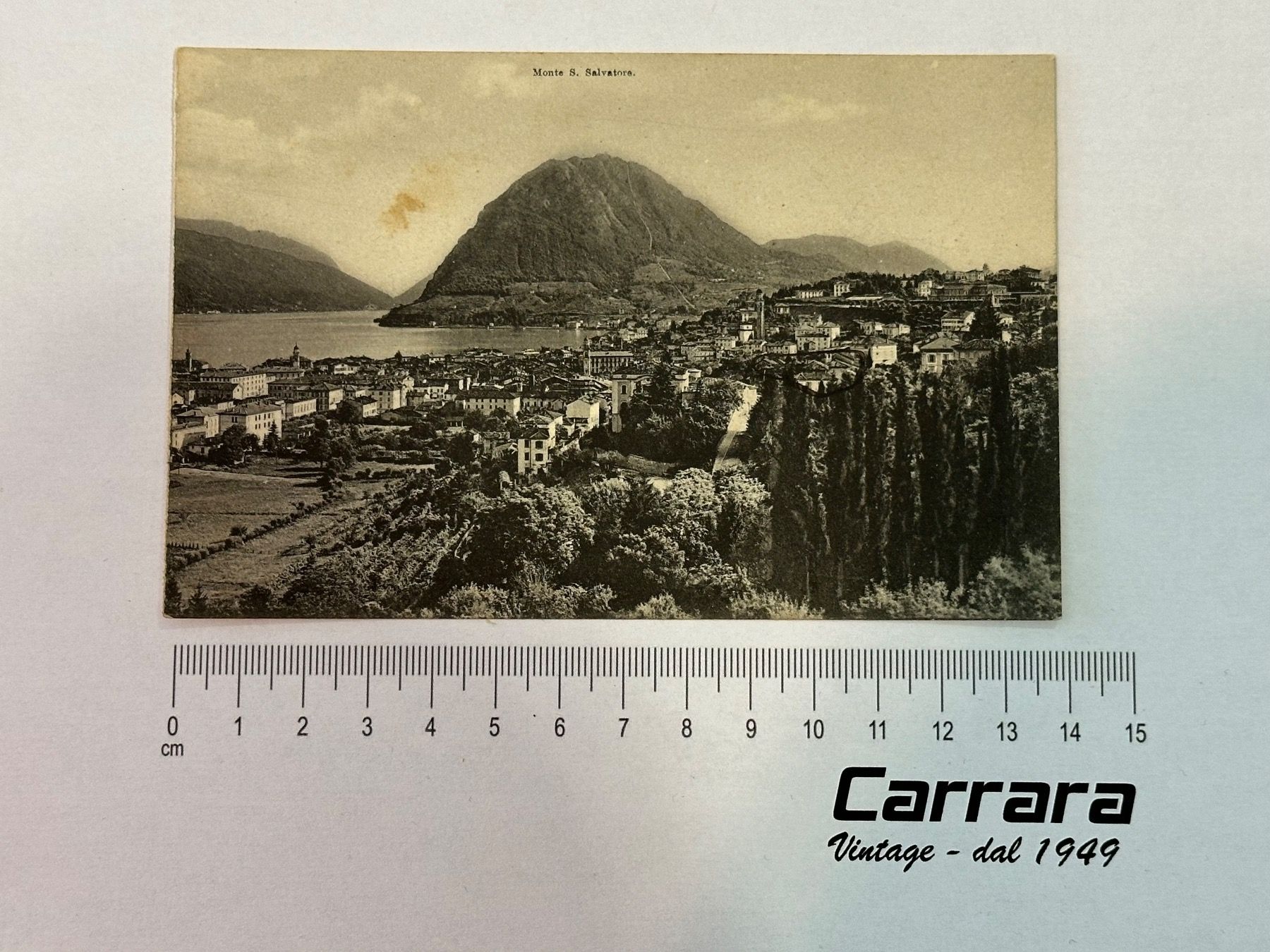 Cartoline postali: Postkarten Ticino Tessin Monte San Salvatore – Usato da Chiasso venduto da Carrara-Modellismo