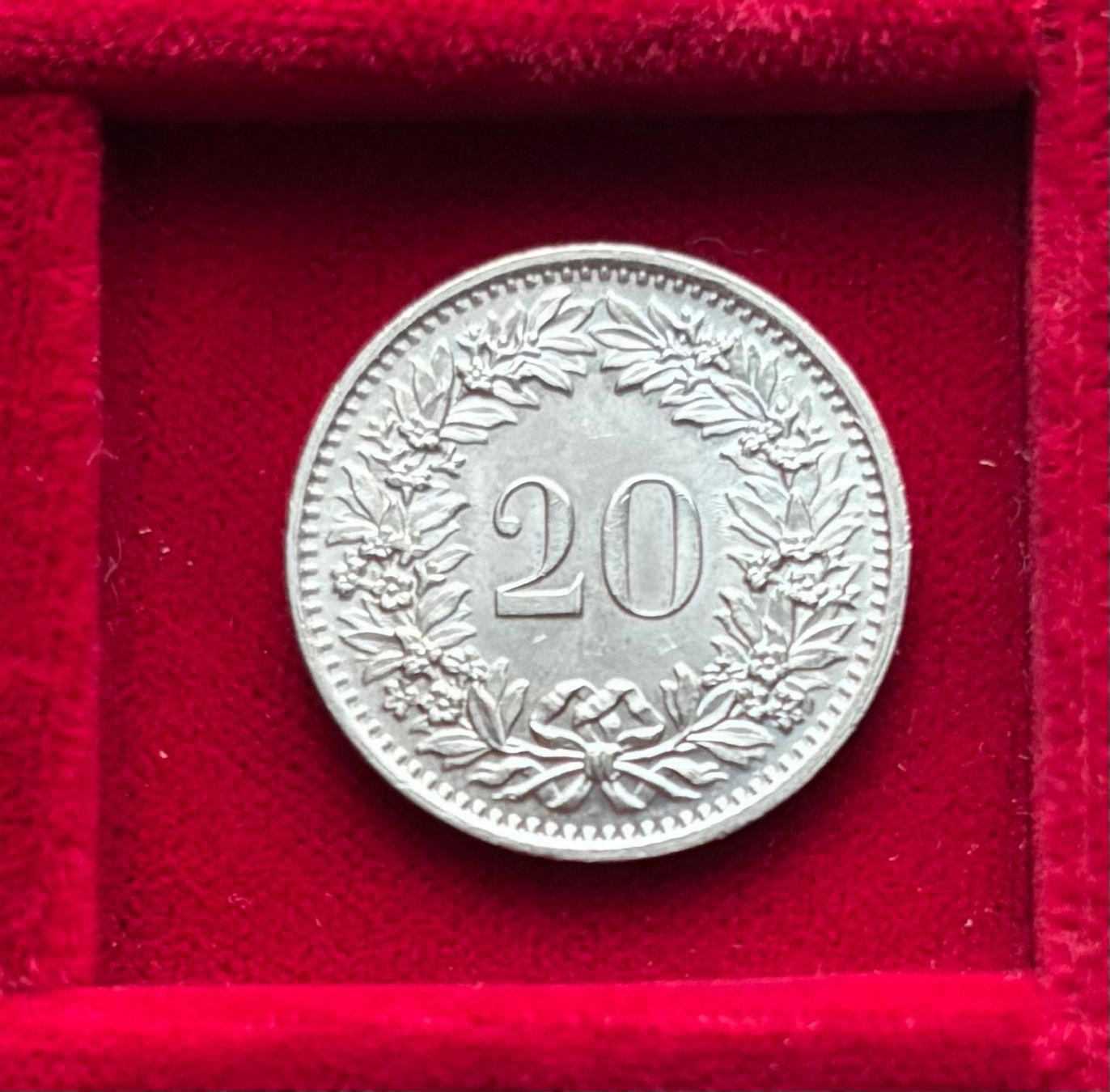 Alle Münzen: Schweiz 20 Rappen 1971 B - unz Libertaskopf – Gebraucht aus Speicher von CH-Schatzkammer 3