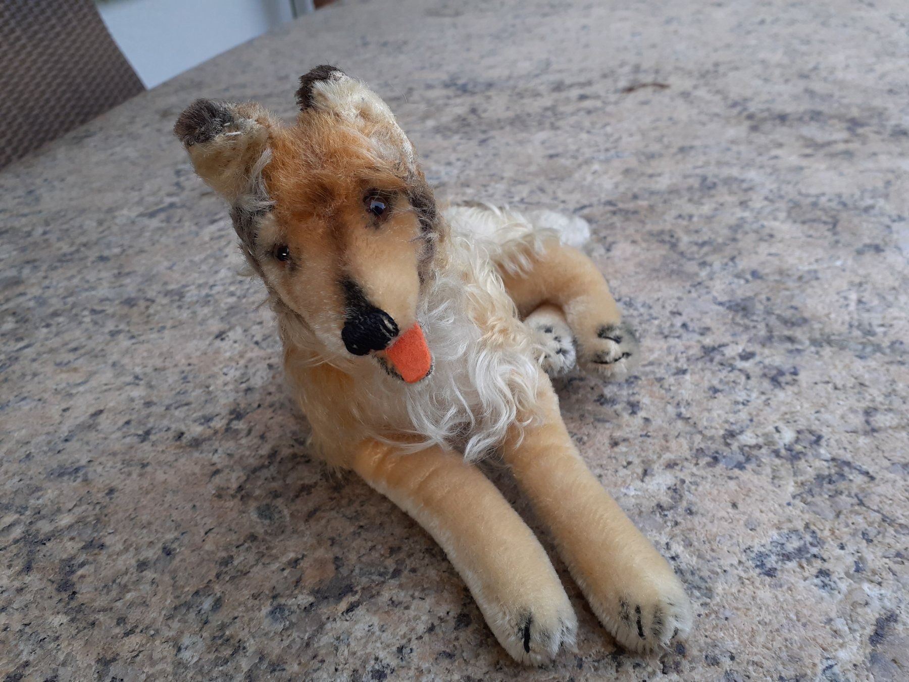 Steiff Giocattoli: Stofftier Steiff Collie antik – Usato da Mörschwil venduto da lindaswunderkiste 7