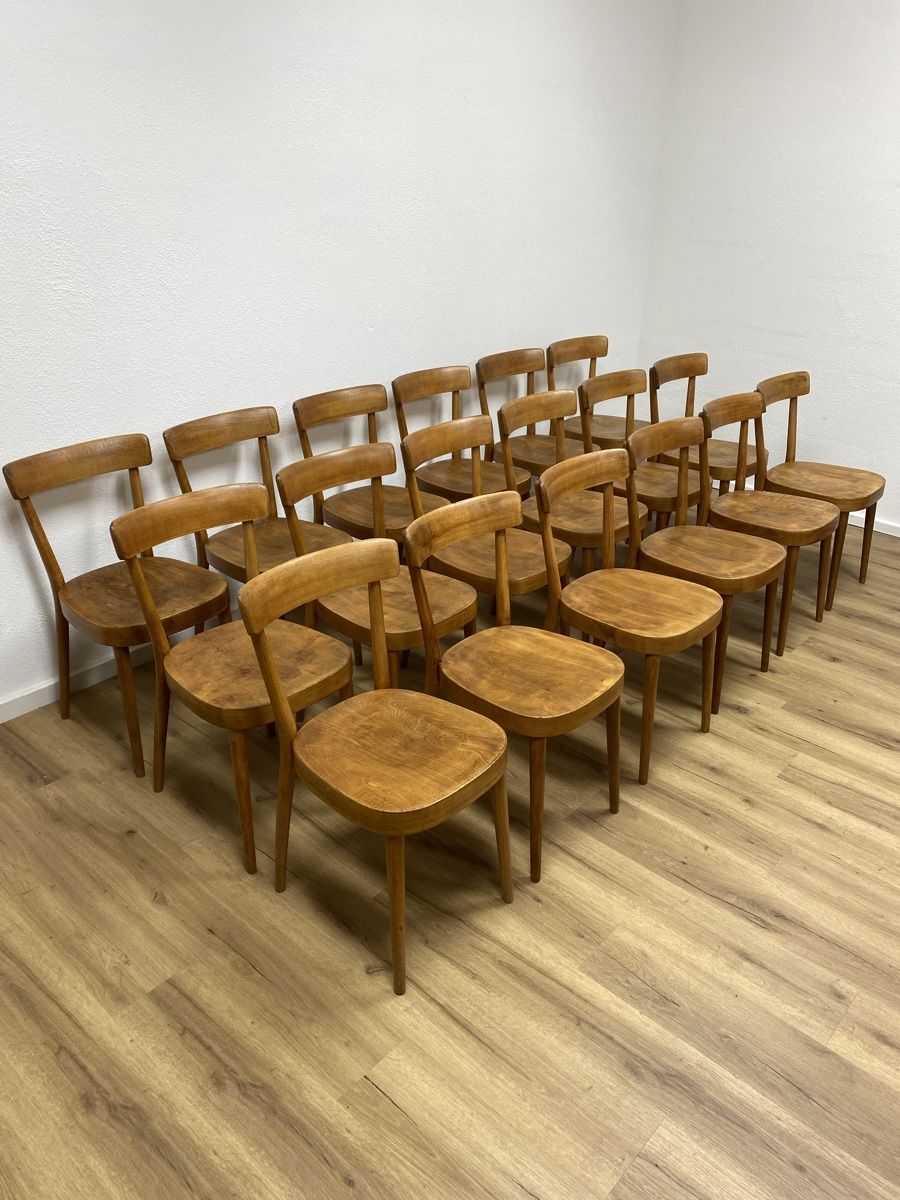 Horgen Glarus Chaises: Restaurierte Horgen Glarus Moser Stühle – D'occasion à Basel par MoebelSackmann 1