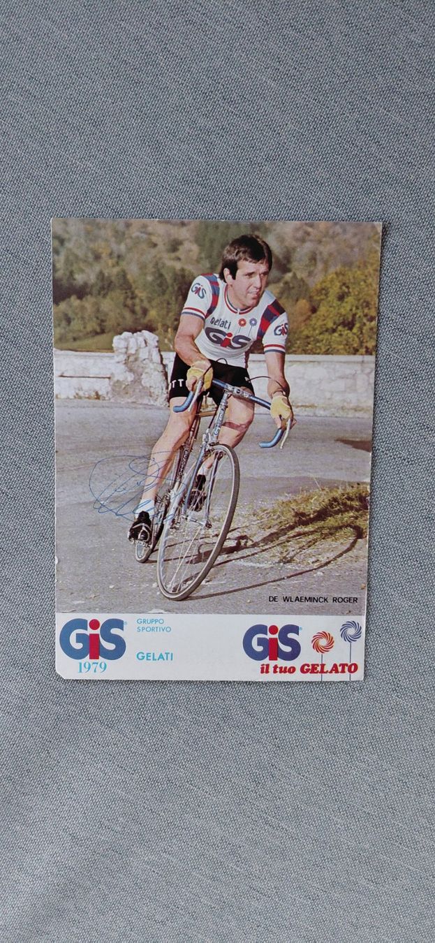 Autografi: Autogrammkarte Roger de Vlaeminck – Usato da Schmerikon venduto da Olympia04