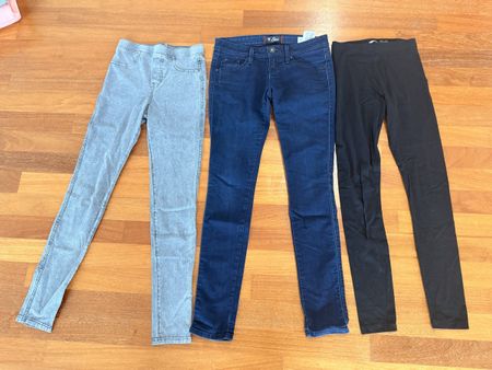 Damen Hosen Set, Jeans, Leggings, Grösse XS / 170