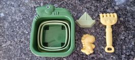 Sandspielzeug Set Krokodil Eimer Schaufel ,Förmchen,neu