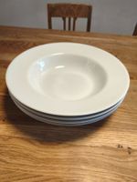 Vier IKEA Suppen-/Pastateller weiss