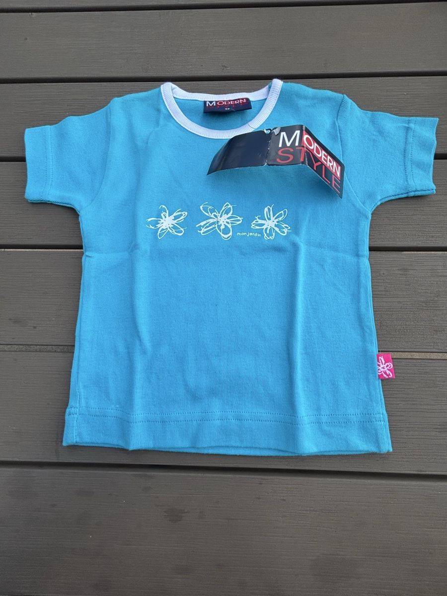 Hemden, T-Shirts & Polos: Tshirt hellblau Gr. 92 – Neu (gemäss Beschreibung) aus Kesswil von Branca-01