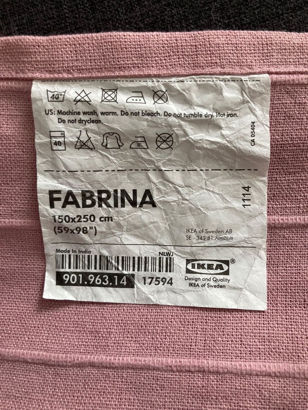 Ikea Couvertures: Baumwoll-Decke IKEA Fabrina – D'occasion à Samedan par chickenrun01 3