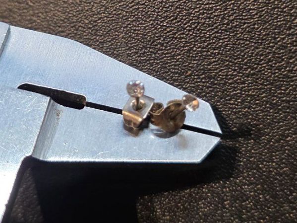 Orecchini pendenti & Orecchini a lobo: Ohr Ringe Brillanten oder Diamanten 2mm – Usato da Walterswil BE venduto da Lonitti 6