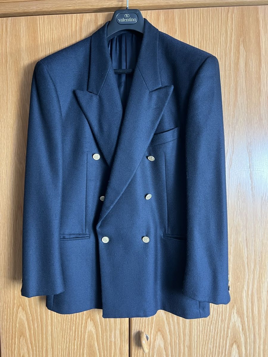 Valentino Jacken: Valentino Herren Veston blau – Gebraucht aus Schönenberg ZH von 24Yvi
