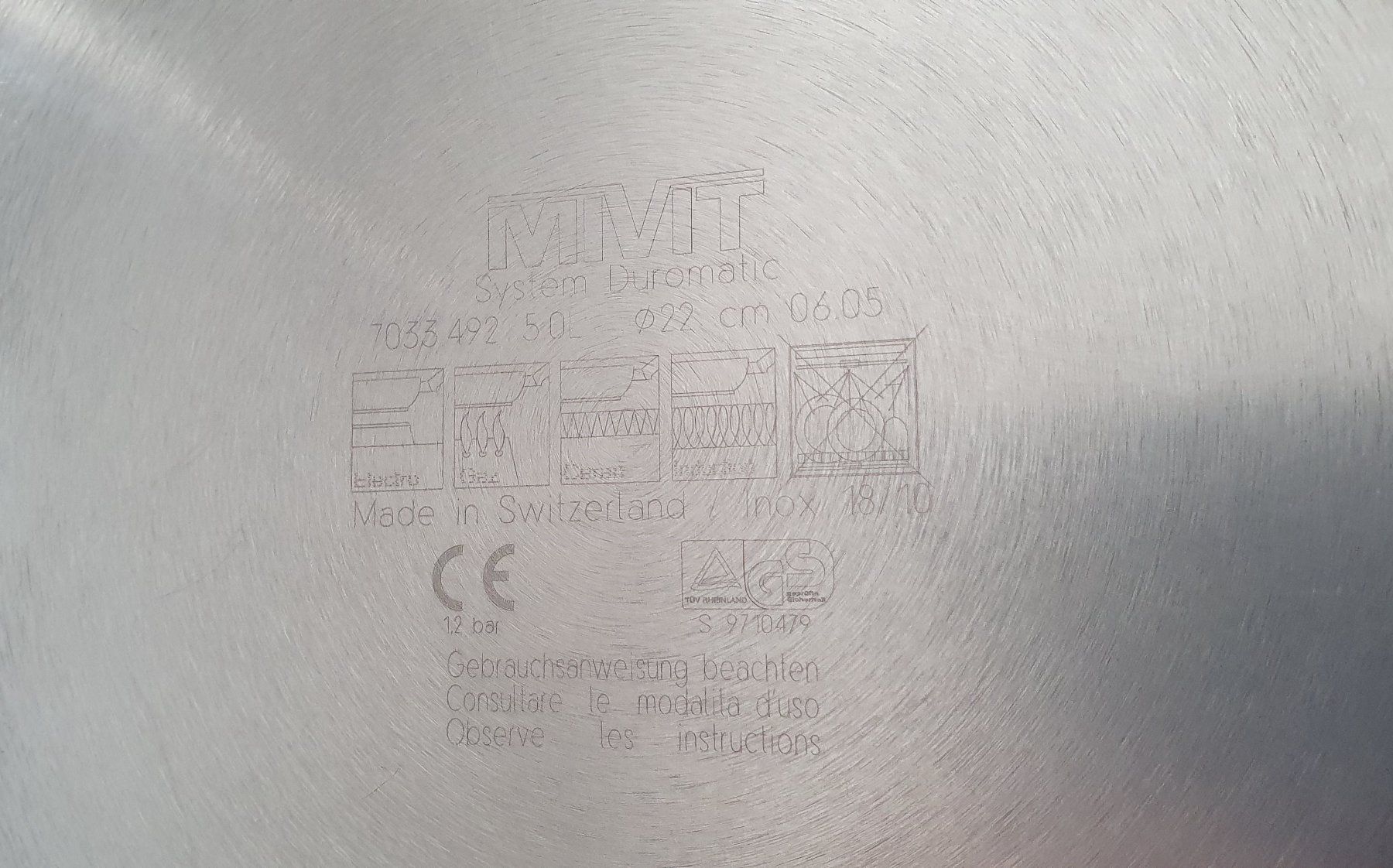 Pentole: Duromatic Kuhn Rikon 5 l. 22 cm – Usato da Neyruz FR venduto da Askoy 4