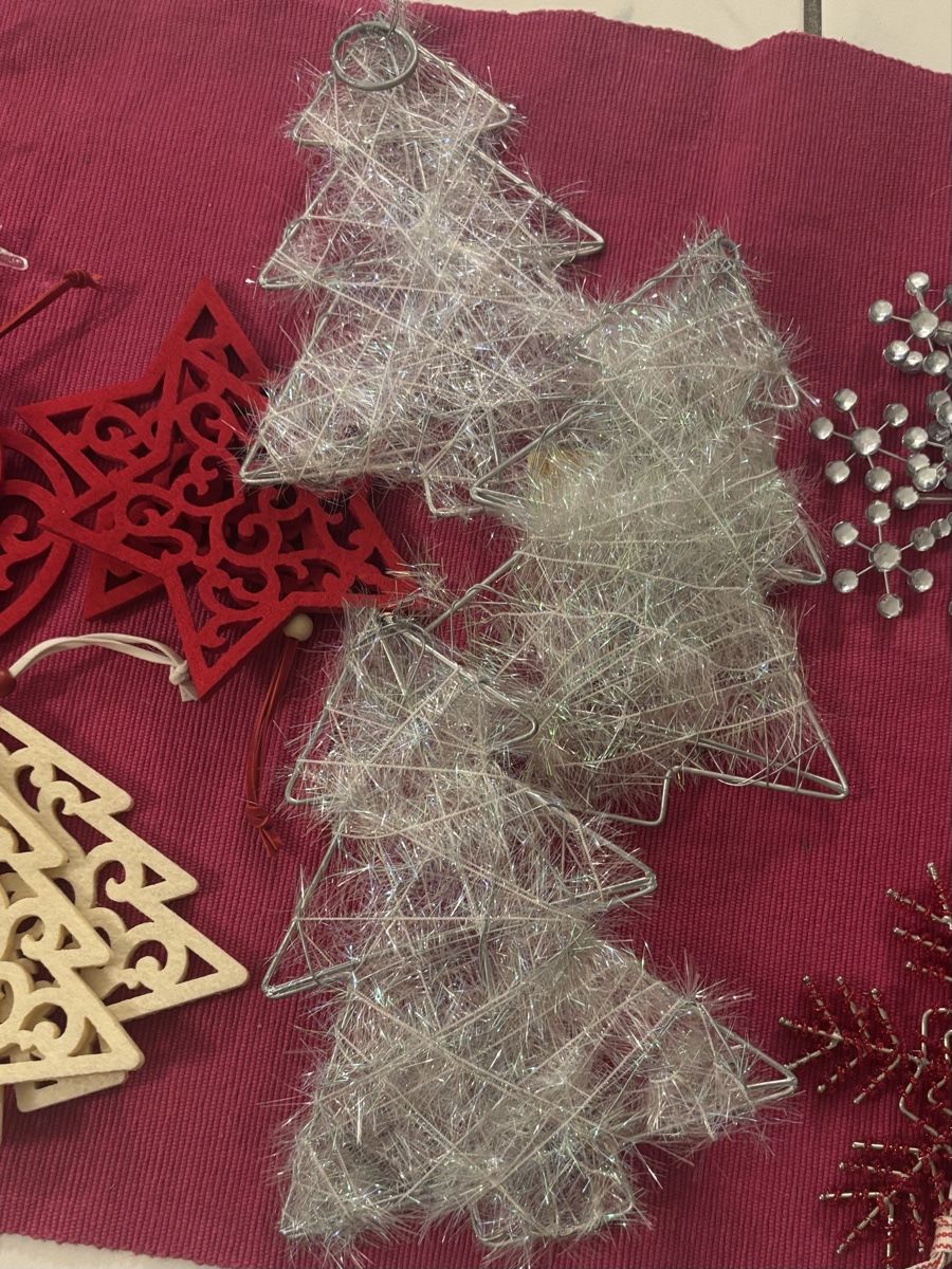 Tutte le decorazioni: Weihnachtsbaumschmuck, div. Anhänger, Glitzer etc. – Nuovo (secondo la descrizione) da Urdorf venduto da leoale 2