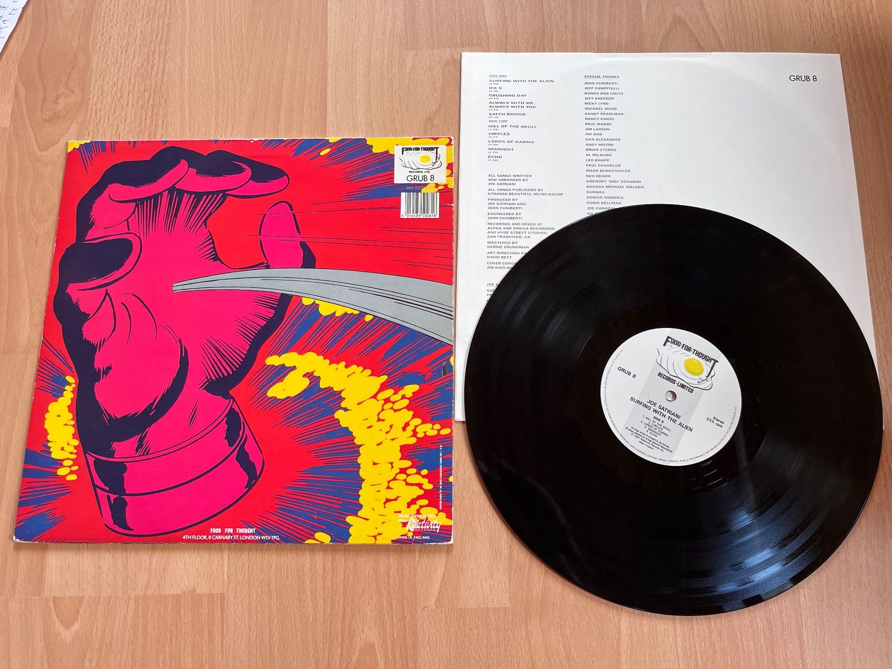 Dischi in vinile: Joe Satriani - Surfing with the Alien – Usato da Giebenach venduto da Wurlitzer70 1