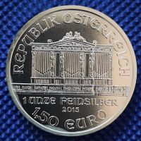 1 Unze Feinsilber Wiener Philharmoniker 2015