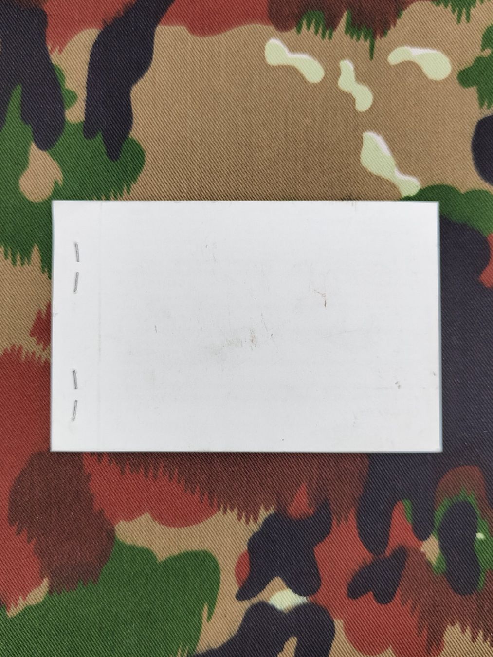 Schweizer Armee Uniformi: Übungs-Kampfstoffnachweispapier 6 Blatt, 1991 – Usato da Bauma venduto da SwissMilitaria 1