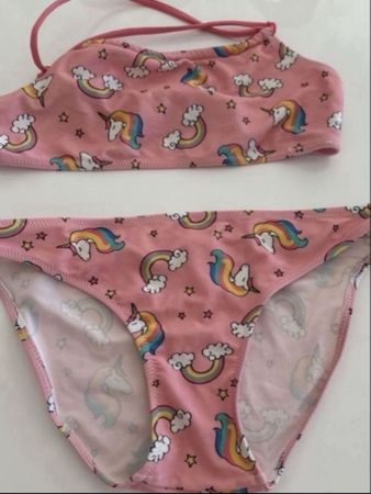 Bikini rosa Einhorn Motiv Grösse 140 