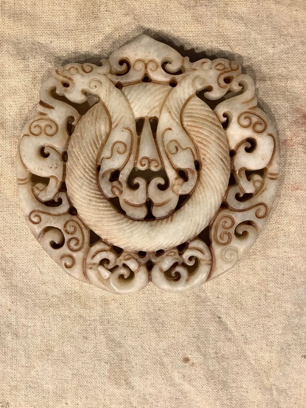 Ciondoli: Altes Jade Amulett – Usato da Zürich venduto da Albatros57