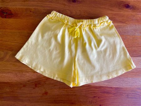Mädchen-Shorts SMILE, 98cm, 100% Baumwolle, Gelb