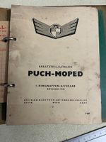 puch moped ersatzteil katalog 1956/57, 50 er modelle