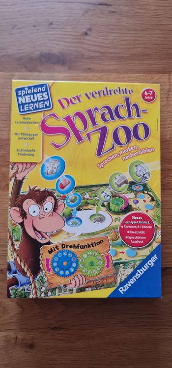 Ravensburger Der Verdrehte Sprach-Zoo Gioco Da Tavolo, Stimola Il Linguaggio, Memoria E Racconto, 2-4 Giocatori, 4+ Anni - 4