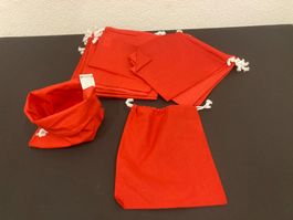 Beutel Zuziehbeutel 20 Stück, je 30 x 25 cm, 100% Baumwolle