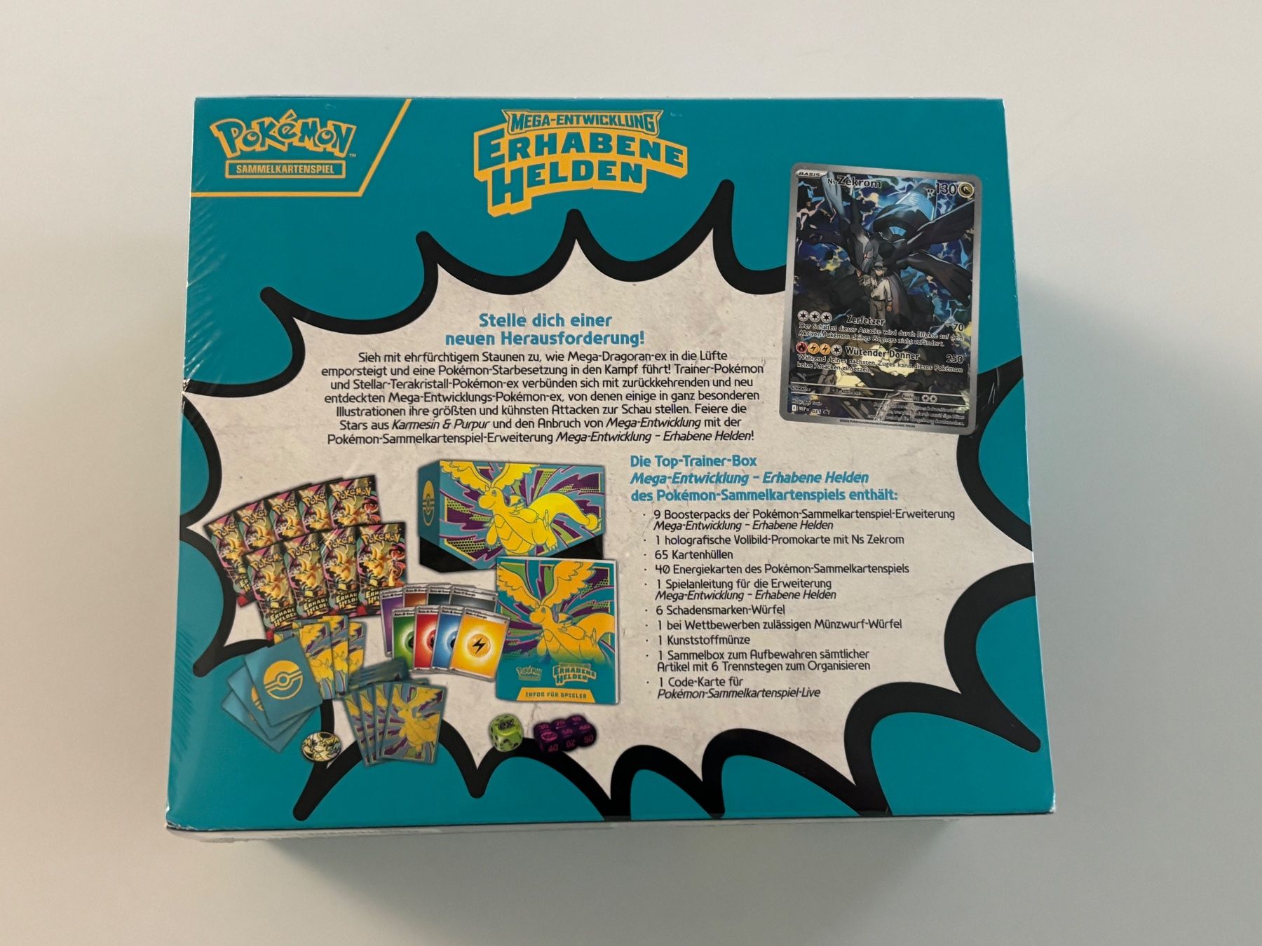 Pokémon Carte collezionabili: Erhabene Helden Top Trainer Box Deutsch Sealed – Nuovo e nell'imballaggio originale da Mellingen venduto da Swissplaya88 2