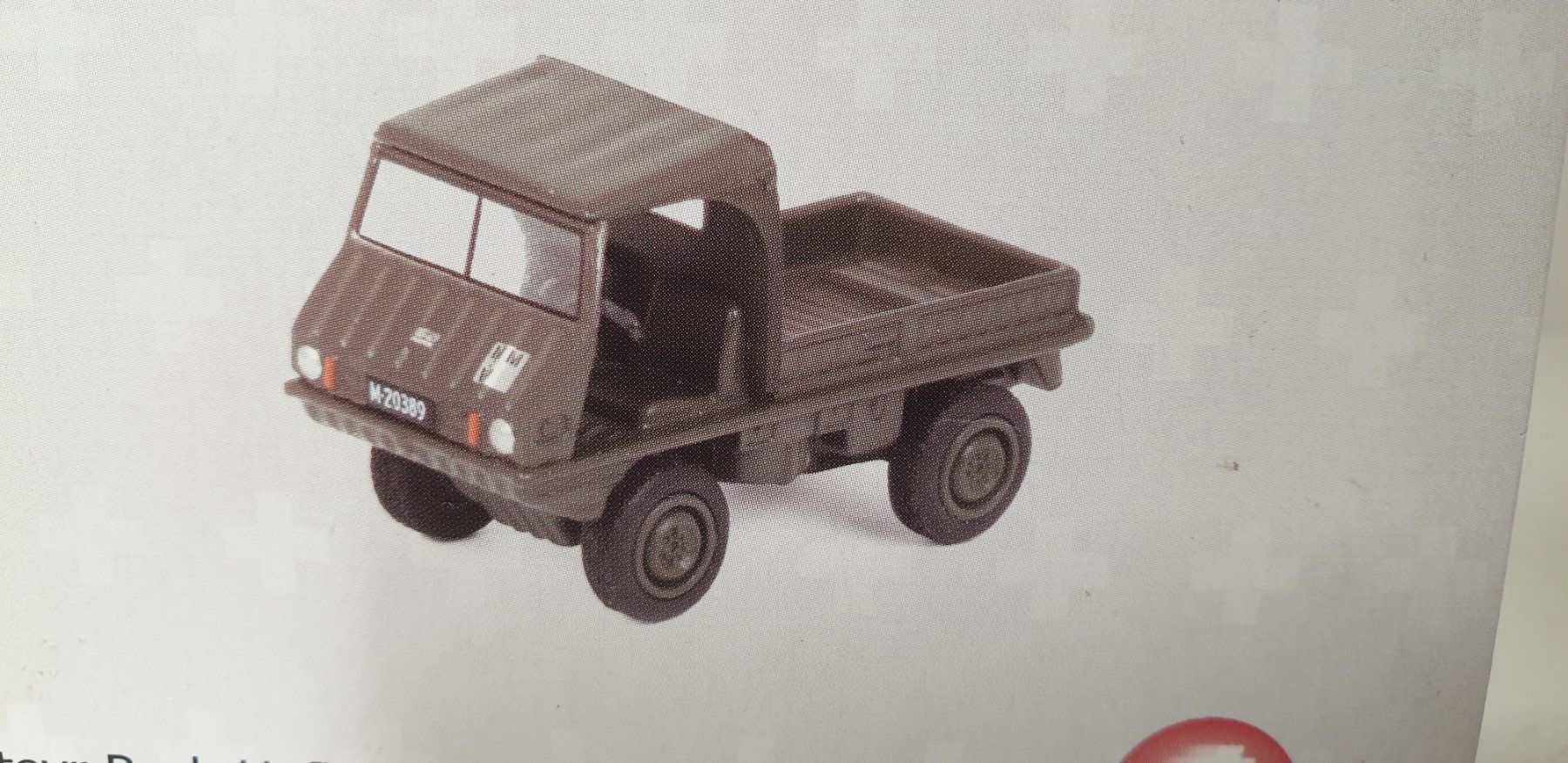 Modellini di ferrovie: Arwico  Steyr Puch Haflinger 1:87 – Nuovo e nell'imballaggio originale da Geroldswil venduto da TopTrain54