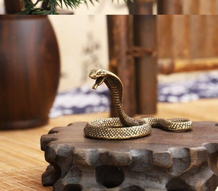 Statuette: Boa Kobra Schlange aus Messing – Nuovo (secondo la descrizione) da Uerkheim venduto da Kaufoption