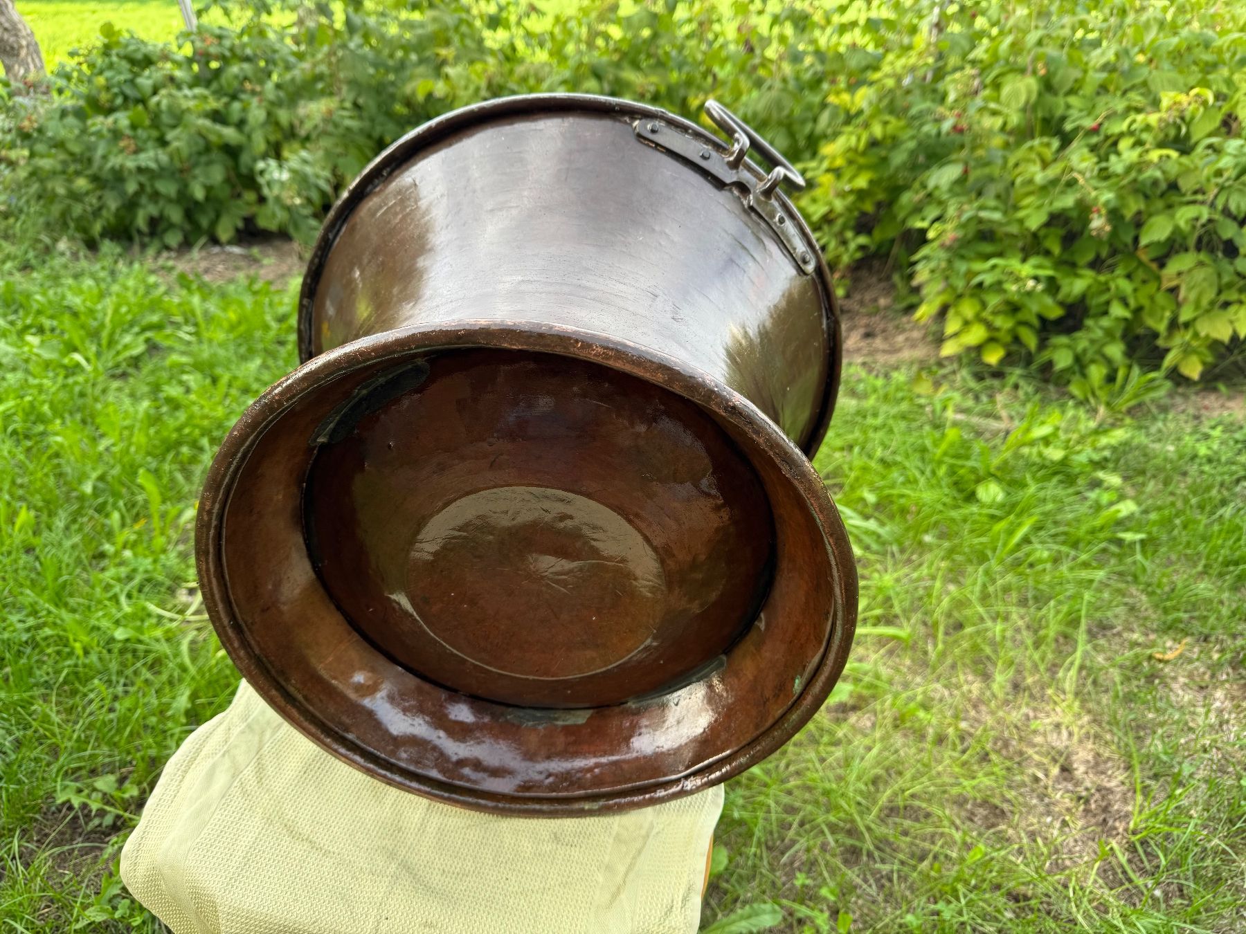 Pentole: Kupferbehälter/-kübel – Usato da Bubikon venduto da hanspeterbhp 2