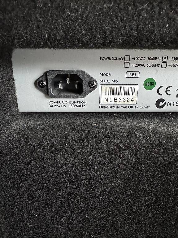 Laney Amplificatori: Ampli basse Laney RB1 Richter – Usato da Villars-tiercelin venduto da jul_98kb 1