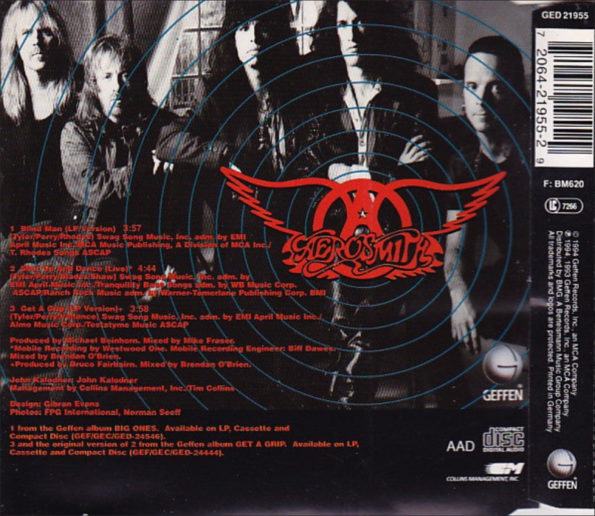 CD: Aerosmith – Blind Man – Usato da Brunnen venduto da Barfly5 1