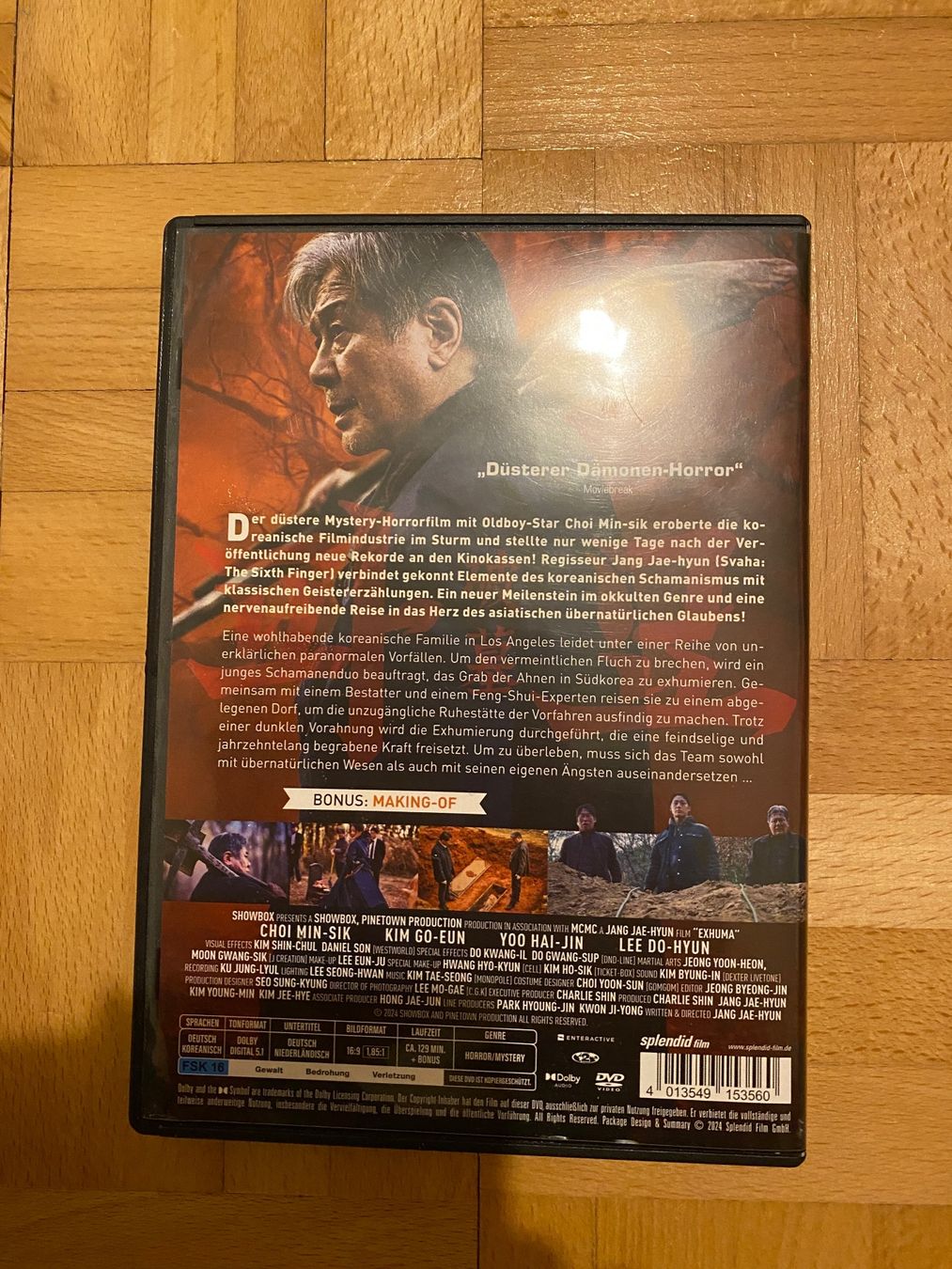 Tutti i DVDs: Exhuma – Usato da Zürich venduto da Wim-Broccoli 1