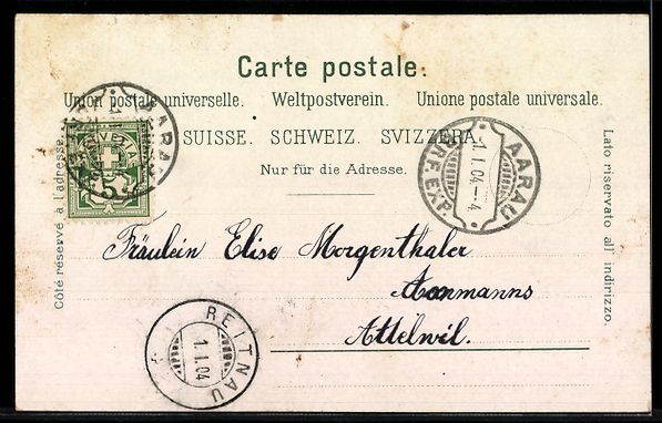 Cartes postales: AK Aarau, Gewerbe-Museum – D'occasion à Berlin par bartko-reher 1