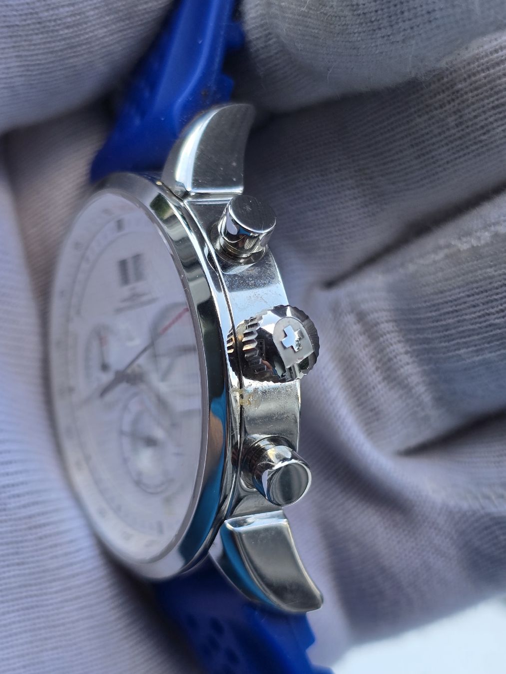 Zeno Uhren: ZENO WATCH BASEL big date  CHRONOGRAPHE  – Gebraucht aus Grand-Lancy von Montre-Swiss 3