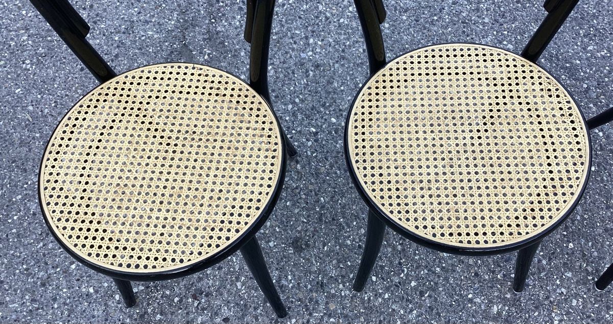 Sedie: Set: Bistrostühle mit Joncgeflecht – Usato da Burgdorf venduto da swintila 8