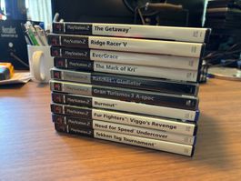 10 Playstation 2 Spiele (Need fo Speed, Tekken, etc)