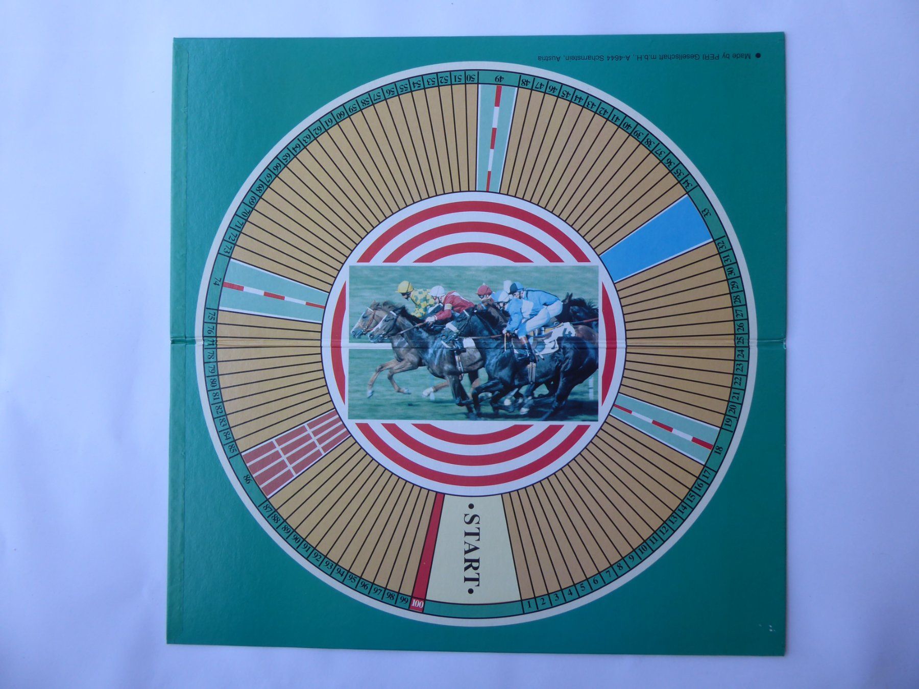 Giochi: Beidseitiger Spielplan Backgammon und Wettrennen, PERI – Usato da Turbenthal venduto da Panau